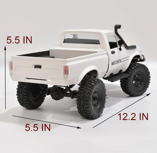 Camión Rc Wpl C24-1 4x4 Escala 1/16 Todo Terreno Rtr Color