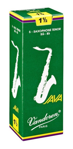 Palheta Vandoren Java Sax Tenor Nº 1,5