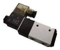 Comprar Valvula Pneumatica Solenoide 3u002F2 Vias Rosca 1u002F4 Bsp + Bobina