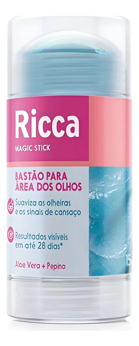 Bastão Facial Para Área Dos Olhos Ricca 15g Todo Tipo De Pele Dia/noite