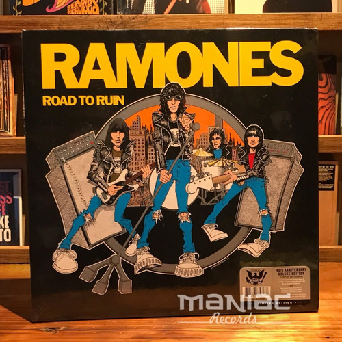 Ramones Road To Ruin 3 Cds Vinilo Libro 40 Aniversario