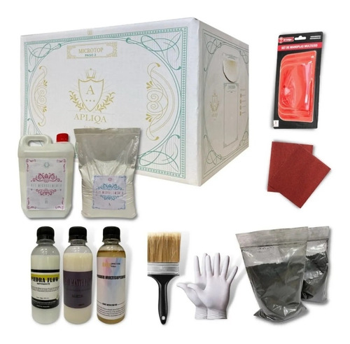  Kit Completo Cemento Alisado Ideal Baños Cocinas Mesadas 3k