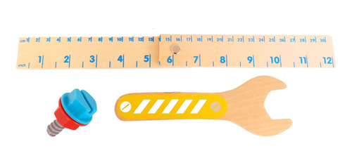 Imagen 5 de 10 de Acool Herramientas De Madera Con Cinturon Ac6651