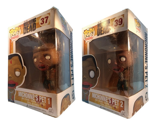 Funko Pop Michonne´s Pet 1 #37 & Michonne´s Pet 2 #39 Twd
