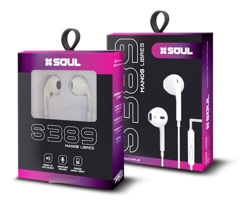 Imagen 2 de 5 de Auriculares Soul Originales Manos Libres Microfono Celular