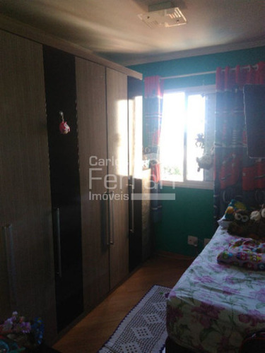 Imagem 9 de 15 de Apartamento A Venda, Parque Novo Mundo, Cond. Praças Das Américas, 03 Dormitórios, 01 Vaga, Varanda. - Cf32971