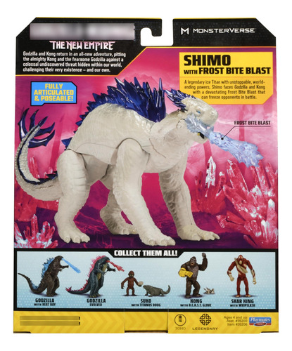 Figura Articulada Godzilla X Kong Shimo 15 Cm Con Accesorios