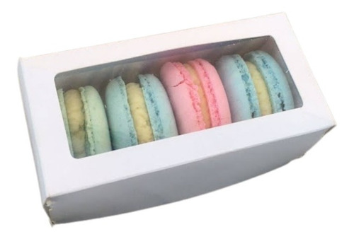 Caja Servipack Ideal Para Mini Macarons X 100 Unidades