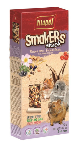 Vitapol Smakers Forest Fruit For Rodents & Rabbit 90gr