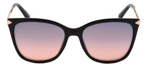 Lentes Guess Color Negro brillante Color de la varilla Suela Diseño Mirror