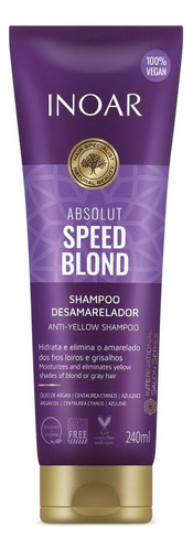 Inoar Speed Blond Shampoo Bisnaga 240ml