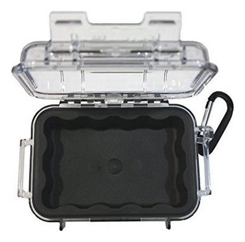 Pelican 1010 Micro Case (negro / Claro)