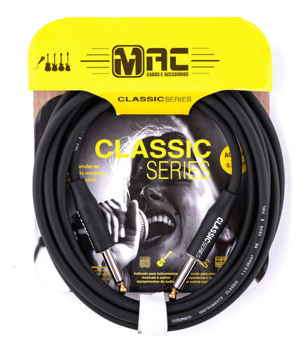 Cabo P10\p10 Profissional Mac Cabos Classic 3,05m 10ft Ic10b