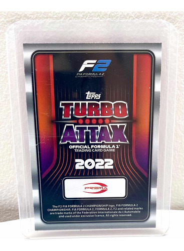 Tarjeta Topps Oscar Piastri F2 Champion Pink Foil Rc Rookie (Usado)
