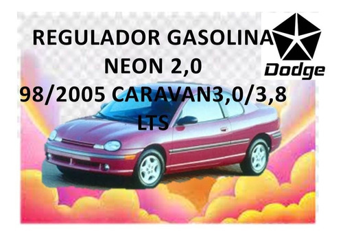 Regulador Gas Neon 98/2005 Caravan 3.0/3.8 Lts