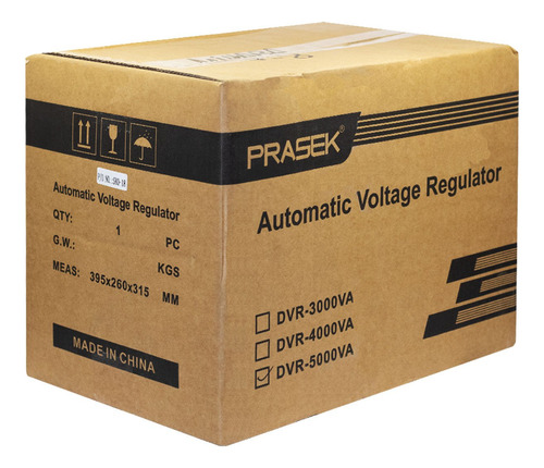 Estabilizador De Voltaje Servomotor 5000va Dvr-5000va Prasek