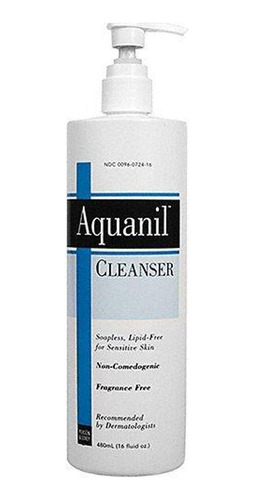 Aquanil Cleanser Suave Sin Jabón Sin Lípidos, 16 Oz (paqu.