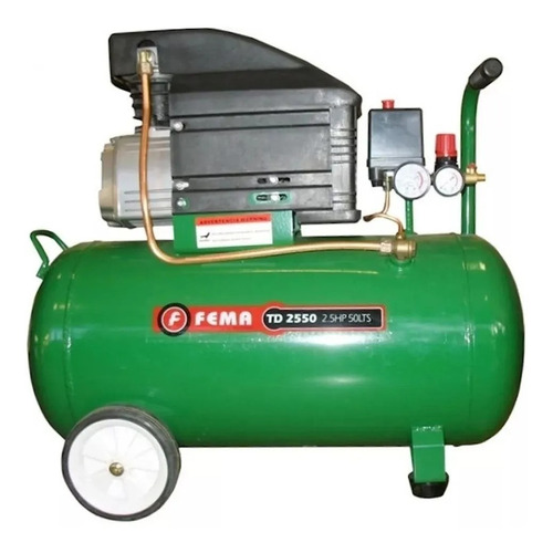 Compresor Aire 50lts 2.5 Hp Fema/duca