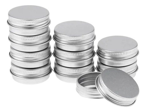 A 50 Latas De Bálsamo Labial De Aluminio De 15 Ml