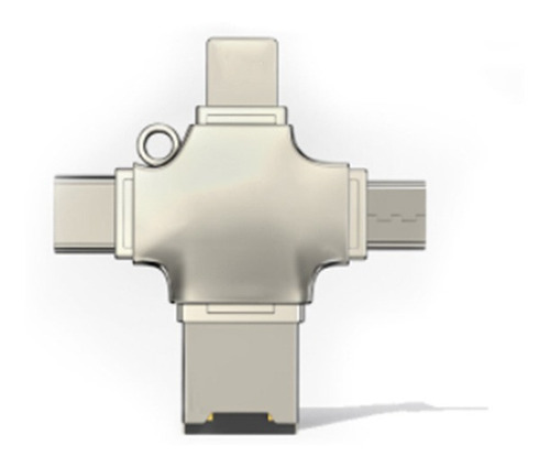 Lector D/tarjeta Otg Multifuncional 4 En 1 D/aleación D/zinc