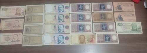 Monedas Y Billetes Antiguos De Argentina Y Otros Países