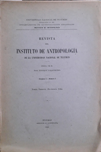3984 Rev. Del Inst. De Antropología- Diccionario Toba-