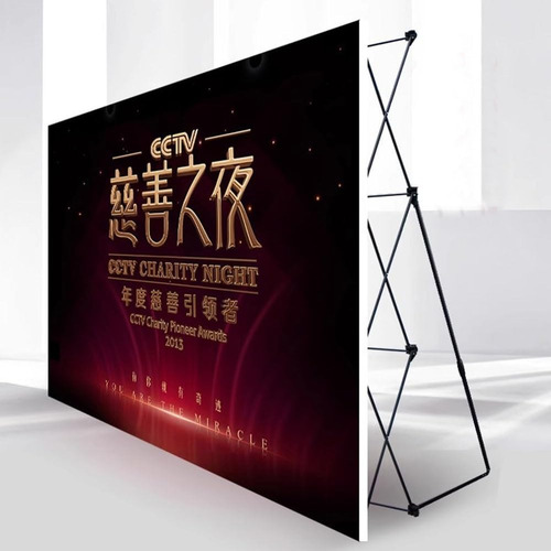 Cartel Comercial Sin Iluminacion Yuanxin Banner Publicitario Color Multicolor
