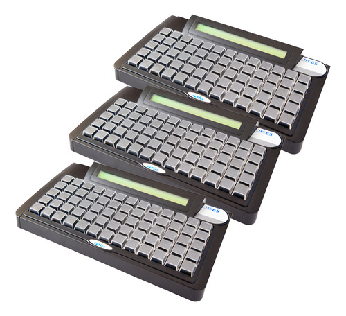 Combo Gertec 03 Teclados Programáveis Tec-e 65 Display