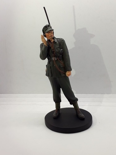 Figura Soldado Alemán Operador Radio Resina 13 Cms.