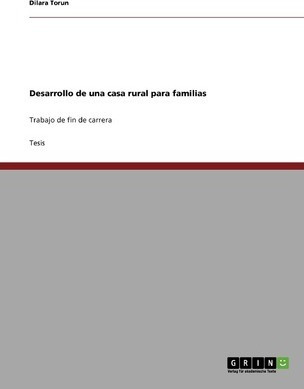 Libro Desarrollo De Una Casa Rural Para Familias - Dilara...