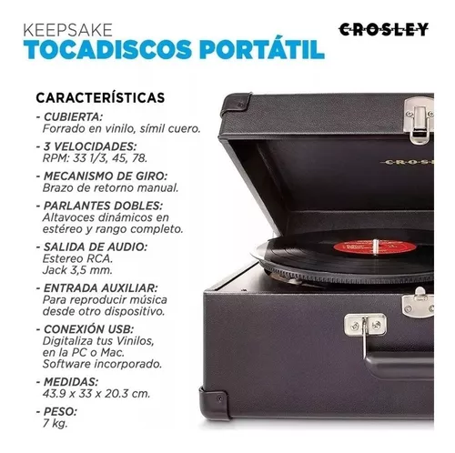 Tocadiscos CROSLEY – Cash Inmediato