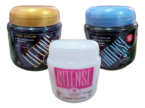 Kit Crema Capilar Azeda. Intense + Intense Max + Lifting 