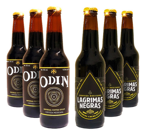 Six Pack Cerveza Artesanal Ramuri Lágrimas De Odin 355ml C/u