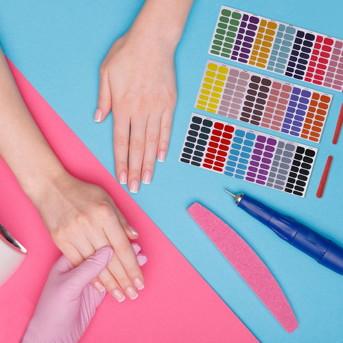 Pegatinas De Esmalte De Uñas De Gel Semi Curadas Pegatinas D