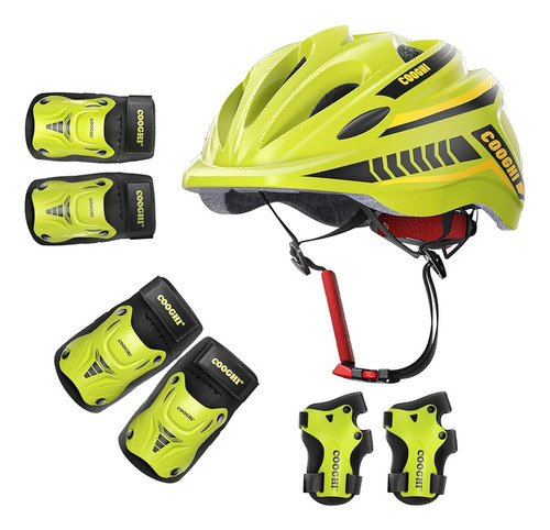 Cooghi Kids Helmet Pads Set - Casco De Bicicleta Ligero De 1