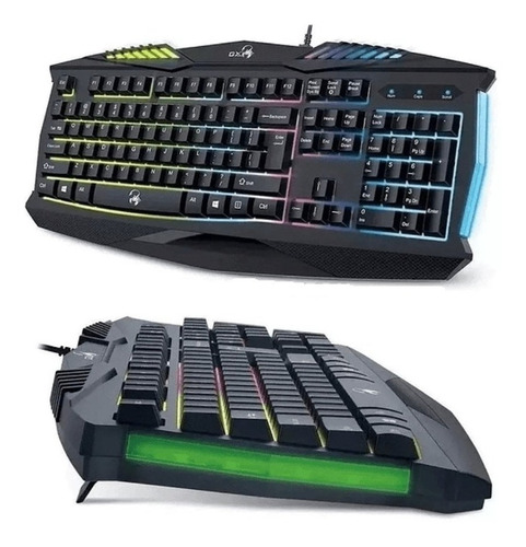 Teclado Gaming Genius Scorpion K215 Iluminado Antiderrames