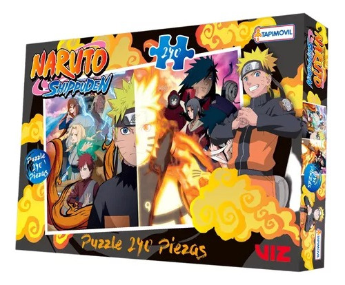 Puzzle Naruto Shippuden Tapimovil 240 Piezas Rompecabezas 