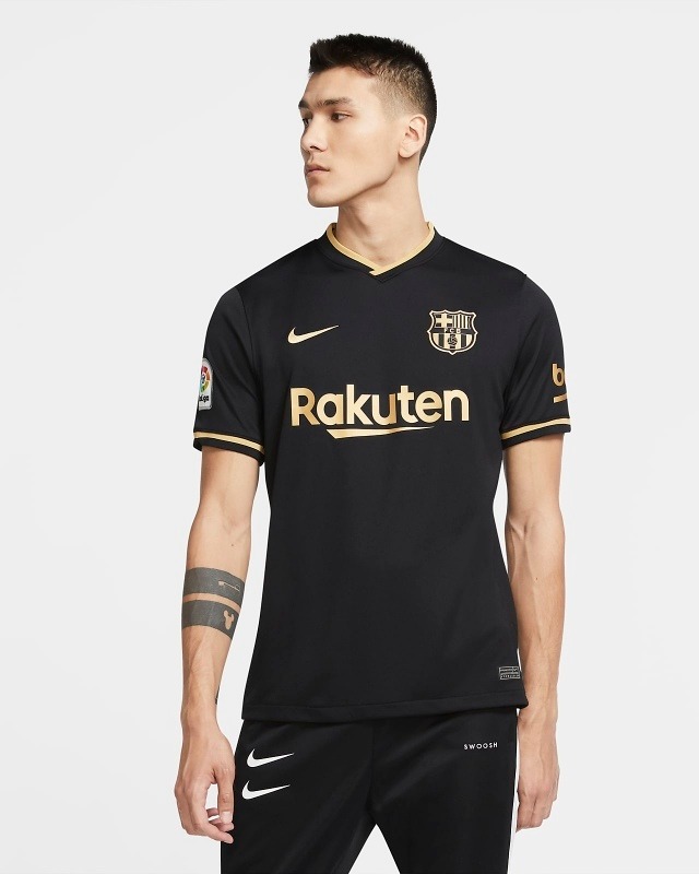 Jersey Fc Barcelona Visitante Negro Oficial | Envío gratis