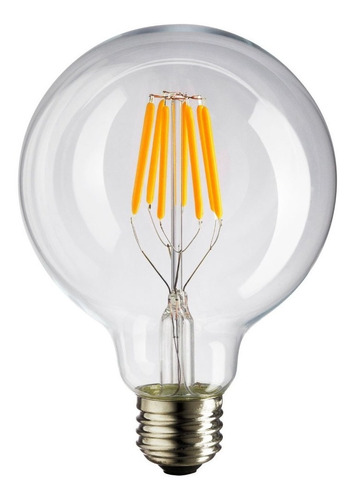 Imagen 1 de 1 de Lámpara Led Globo Con Filamento - Dimerizable - Luz Fría