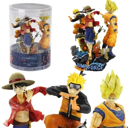 Diorama Jump Force. Goku Luffy Naruto 25 Cm