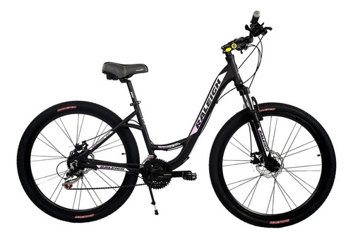 Bicicleta Urbana Raleigh Venture 3.0 R27.5 21v V-brake Color Negro Tamaño del cuadro 18