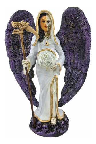 Santa Muerte Embarazada De Proteccion Ritualizada 40 Cm