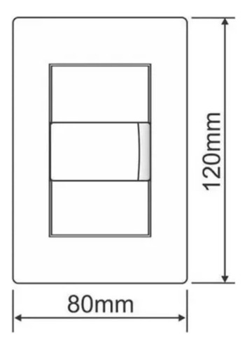 Interruptor Duplo Simples Distante Habitat 250v 16a - Fame