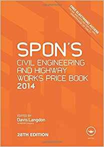 Spons Civil Engineering And Highway Works Price Book 2014