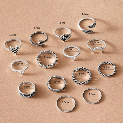 Conjunto Anillos Pack