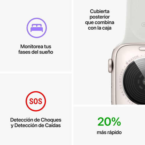Imagen 7 de 8 de Apple Watch Se (40mm, Gps + Cellular) Color de la caja Azul oscuro Color de la correa Azul oscuro Color del bisel Azul oscuro