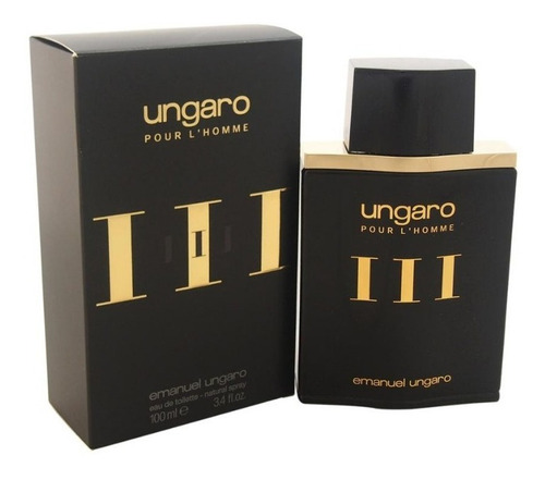 Ungaro Iii Pour L'homme By Emanuel Ungaro 100ml Novo Lacrado