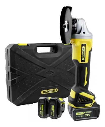 comprar Lixadeira Manual Esmerilhadeira Bateria 21v Recarregável 3ah Cor Amarelo Frequência 50 110v\u002F220v