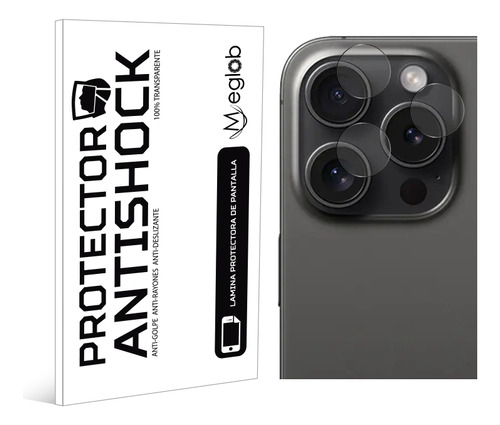 Protector De Camara Antishock Para Apple iPhone 15 Pro