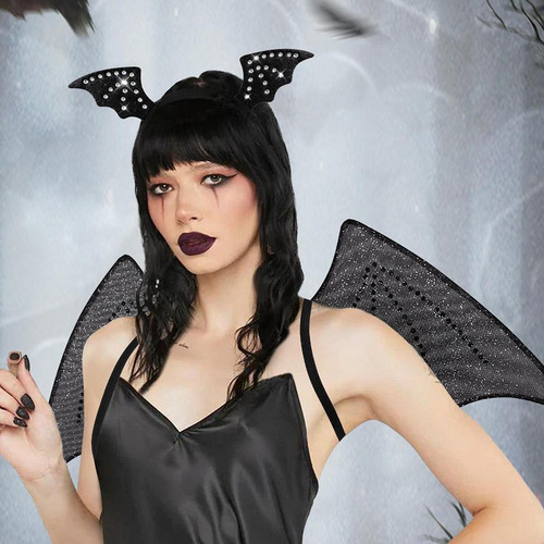 Conjunto De Disfraz De Halloween Con Diadema For Fiesta,